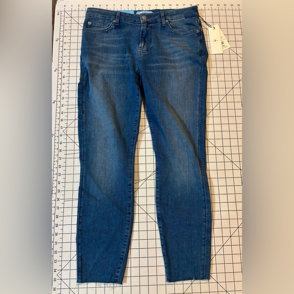 NWT‎ 7 For All Mankind Women’s Size 30 The Ankle Skinny Jeans